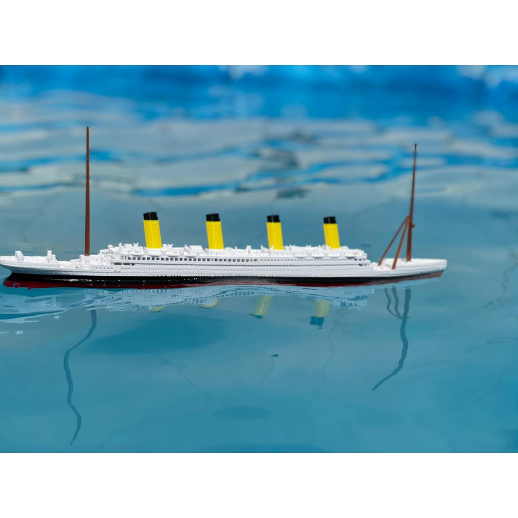 Nova Miniatura Flutua E Afunda Rms Titanic D Plastimodelismo White Pstar Line Navio