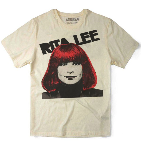 Camiseta Algodao Rita Lee Mutantes Banda Rock Bandas Feminismo Musica MPB Nervous