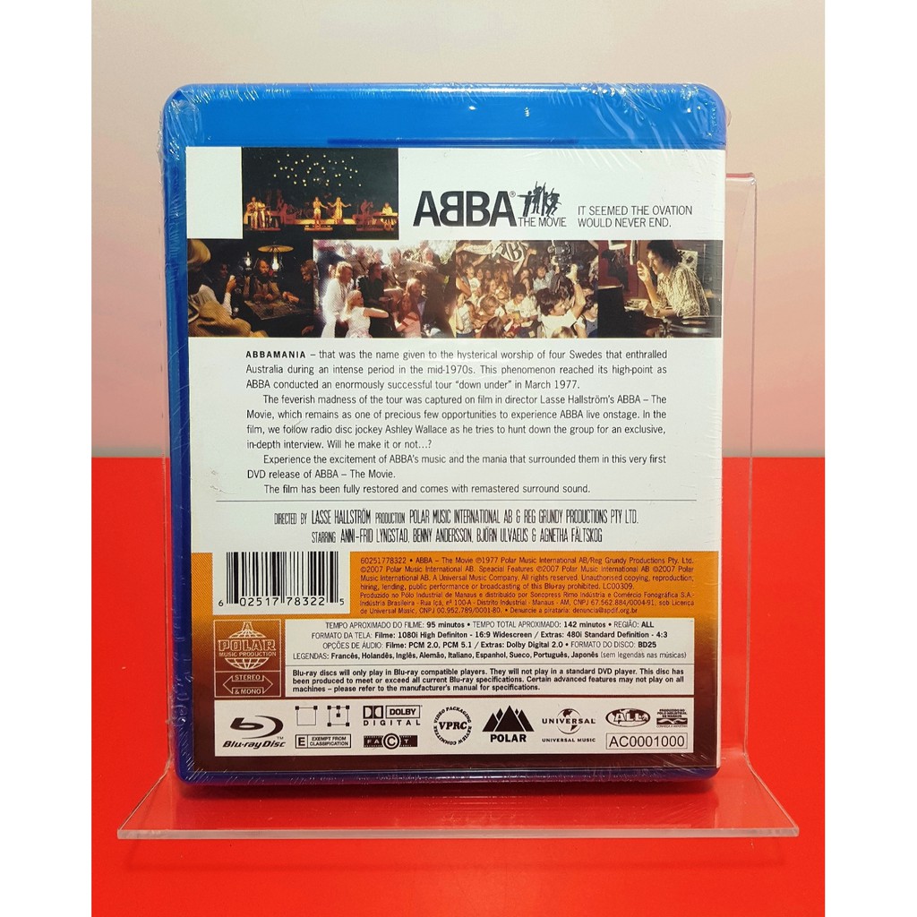 Blu-Ray Abba : The Movie ( Original / Nacional / Lacrado