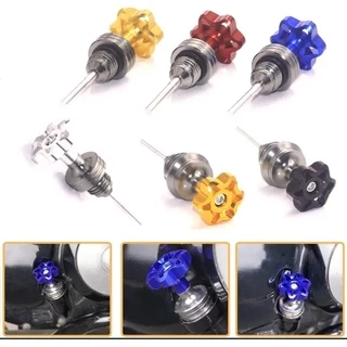 Vareta de Nível de Óleo Tampa Esportiva para Moto Bros - CB300 XRE300 Twister YBR Honda CG em Alumínio