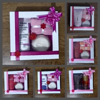Kit Presente Especial com produtos da Natura e Avon.