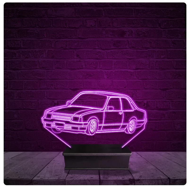 Luminária e Abajur Acrílico Chevette Colecionador Clássico