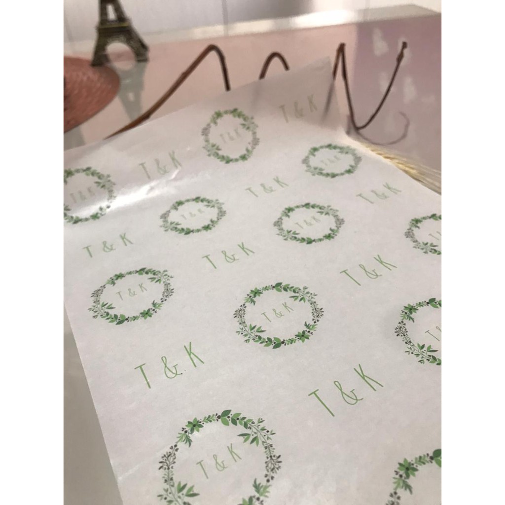 Papel Seda Personalizado 20x30 CM 100 unid (fique atento ao tamanho do papel) papel para embrulho