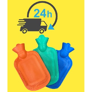 Bolsa de Água Quente ou Fria Compressa borracha para Cólica Dor 750ml Reforçado
