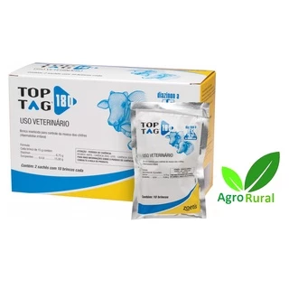 Brinco Bovino Mosquicida Completo Top Tag 180