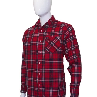 Camisa Masculina Flanela Social Manga Longa Xadrez Lenhador Bom Pano