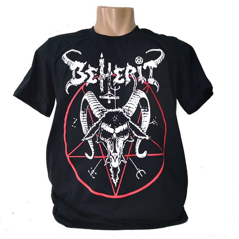 Camisa blusa camiseta rock Beherit Black Metal disponível feminina e  masculina todos os tamanhos