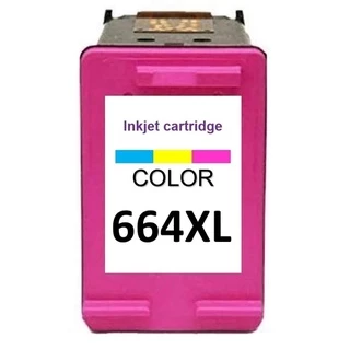 Cartucho De Tinta Compatível c/Hp 664xl 664 / Deskjet Ink Advantage F5s21a 2136 3636 3836 4536 15 ml