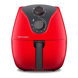 Fritadeira Elétrica Air Fryer 4L 1500W Multilaser Vermelha - CE083/CE084