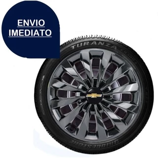 Jogo 4 Calotas Passat CC Aro 13 Black Gm Chevrolet Onix Prisma Celta Corsa