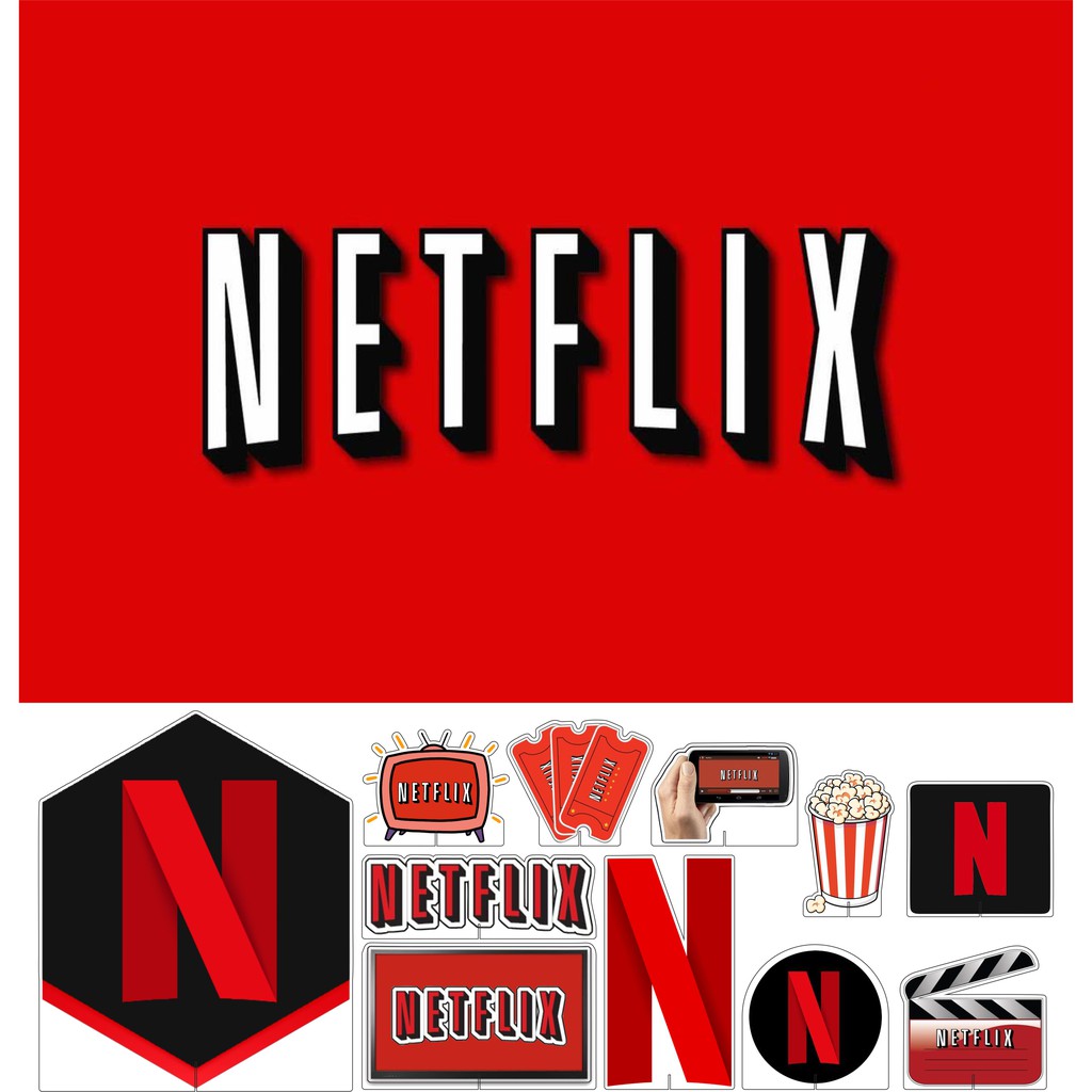 Kit Display + Painel Festa Infantil Netflix DK | Shopee Brasil