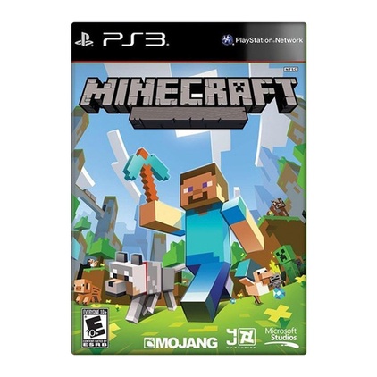 JOGO MINECRAFT ORIGINAL PS3 MIDIA FISICA CD.