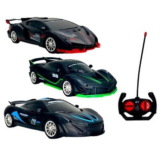 Pack de 2 desenhos animados R / c carro de polícia e controle de