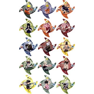 Coleção Completa Elma Chips - Naruto Shuriken