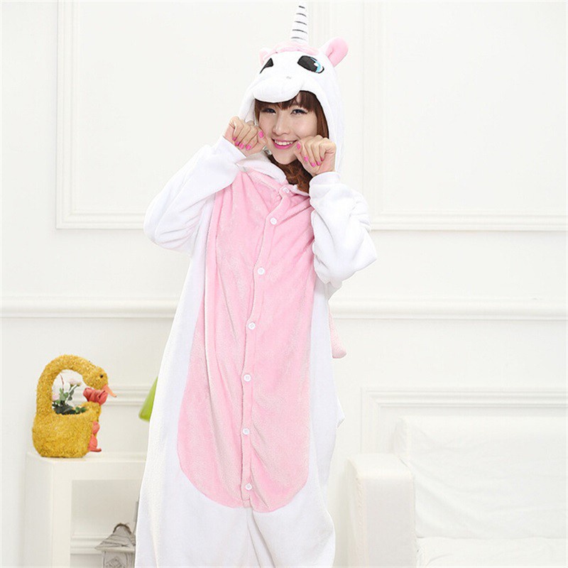 Pijama SLOWMOOSE Inverno Meninos Costura Crianças Cosplay Costura Onesie  Unicórnio Pijama Pijama para Meninas 4-12 Anos L03 - 4T (La39 - 10)