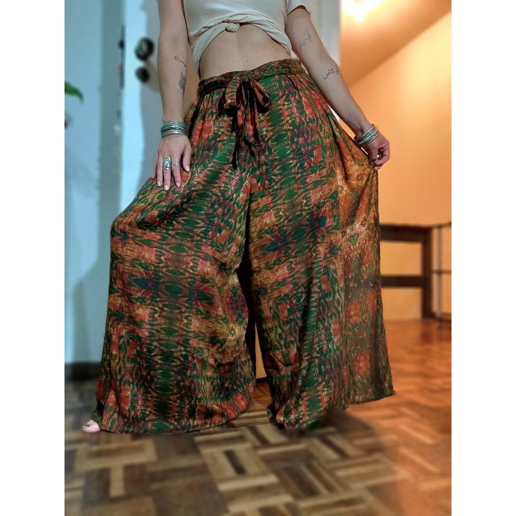 Calça de hot sale hippie