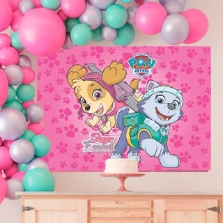 Decoração Skye e Everest Painel patrulha canina festa