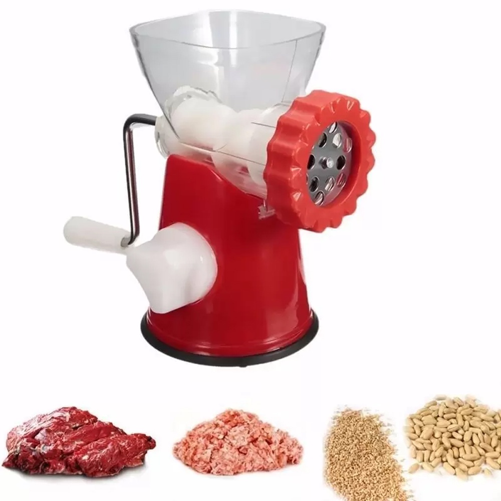 Moedor Manual De Carne Frango Caseiro Artesanal Plastico | Shopee Brasil