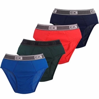 Kit 12un Cuecas Slip Masculina Men Adulto 100% Algodão Tradicional El Korab Original