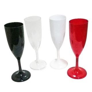 Kit Taça Champanhe 140 Ml Descartáveis 5 Unidades