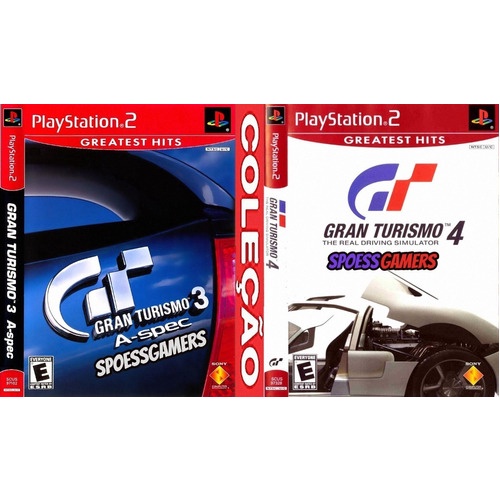 Gran Turismo 3 E 4 Ps2 ( Carros ) Coleção (2 Dvds) Patch