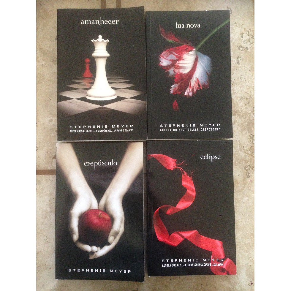  Box Stephenie Meyer: Crepúsculo + Lua Nova + Eclipse +  Amanhecer (en Portugués): 9788598078496: Libros