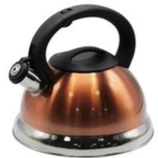 Chaleira Inox Gold 3 Litros Fundo Duplo C/ Apito C/ Indução - A5