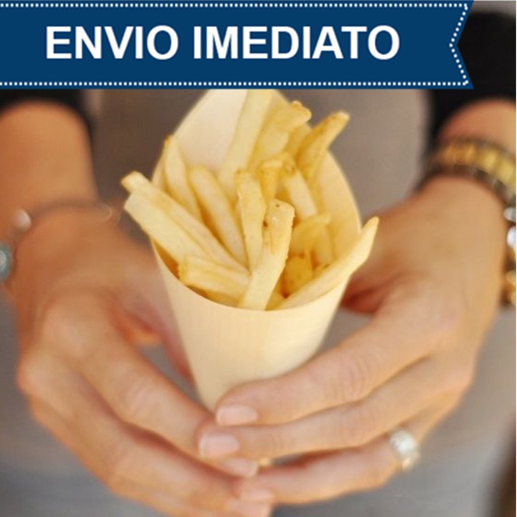 Cone de Bambu Para Servir Aperitivos Buffet Casamento - 50 unidades ...