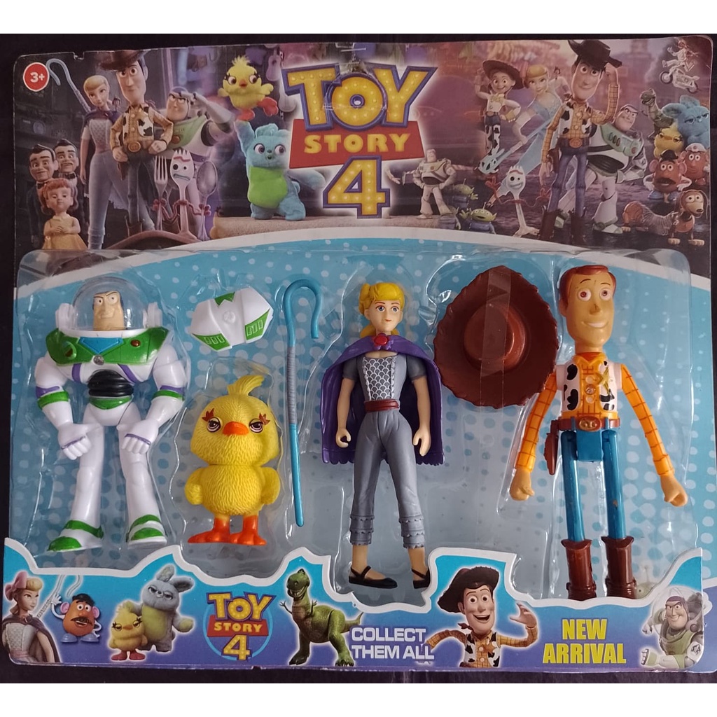 Kit Toy Story Encartelado - 4 Personagens no Shoptime