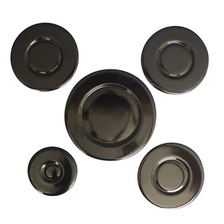 Kit Tampinha Espalhador De Chama Fischer Fogão Cooktop 5 Bocas 1642