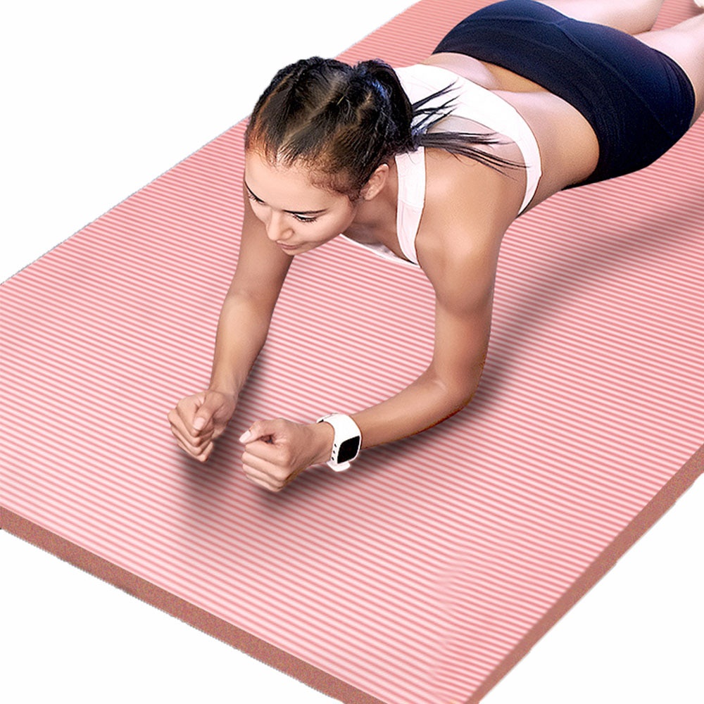 Nbr 10mm 15mm Grosso Tapete De Yoga Antiderrapante Cobertor Casa Ginásio  Esporte Esterila Perder Peso De Fitness Esteiras De Exercício Pad Para As  Mulheres
