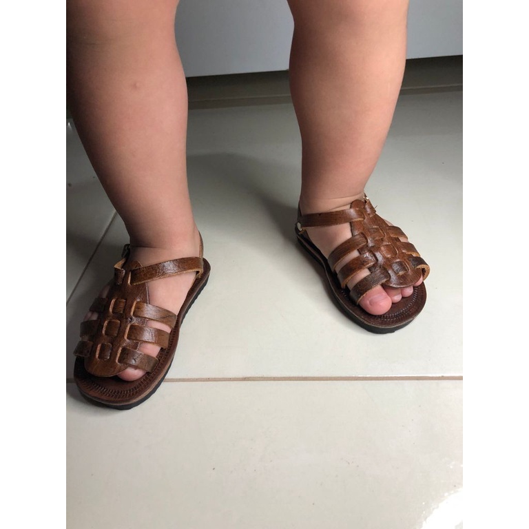 Sandalias masculinas de couro hot sale artesanal