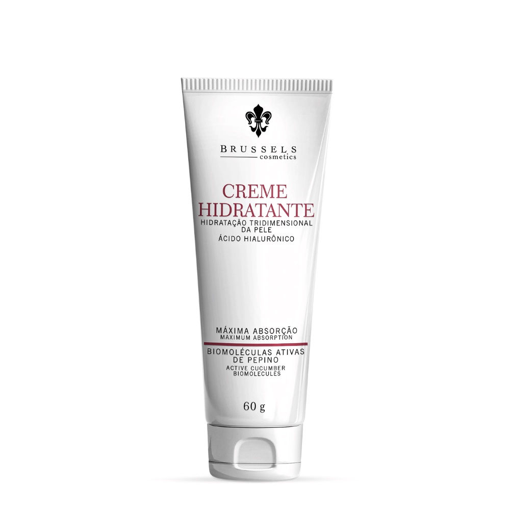 Creme Hidratante de 60g Corporal com Ácido Hialurônico | Brussels ...