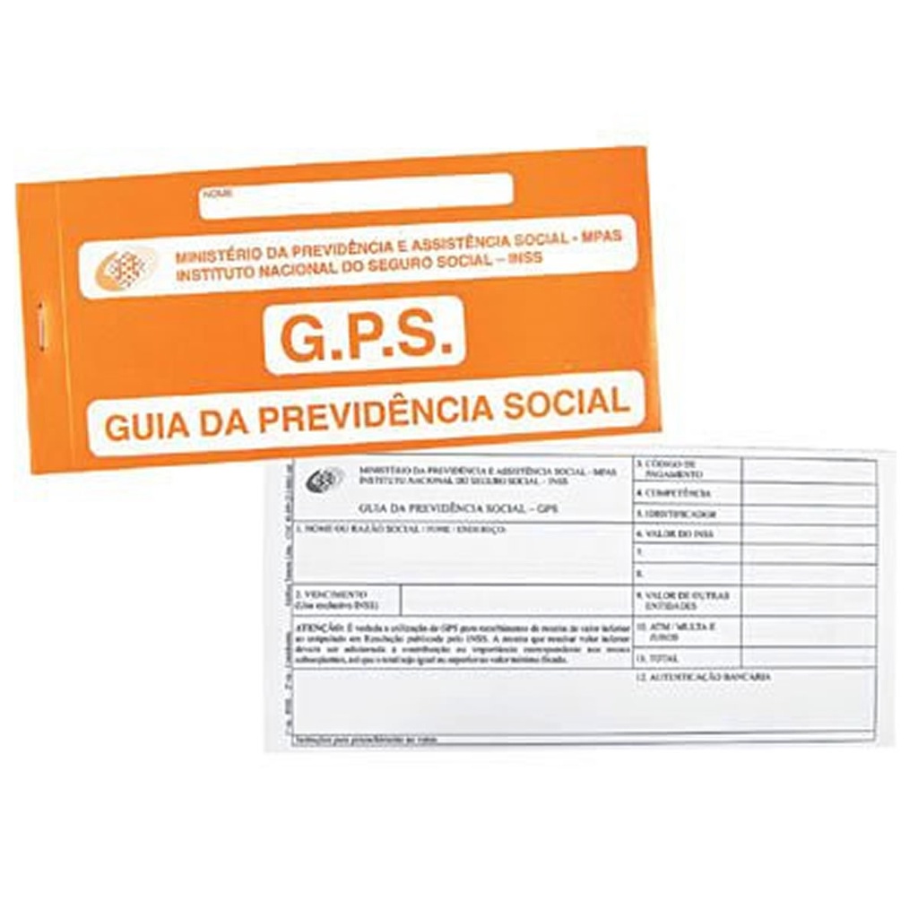 Carne GPS INSS GUIA DA PREVIDÊNCIA SOCIAL | Shopee Brasil
