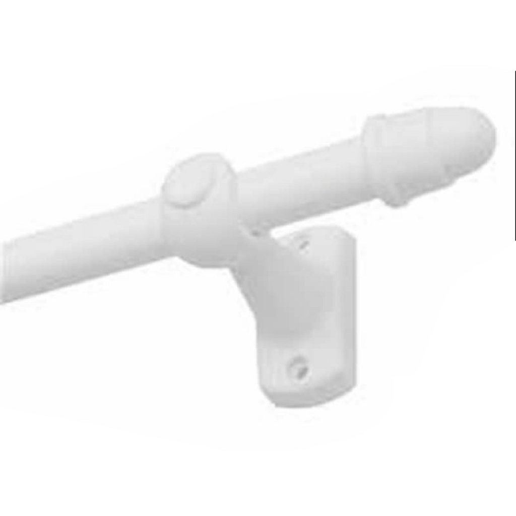 Kit Varão 19mm 1,00m Branco
