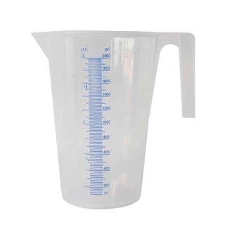 Jarra Graduada Branca Com Escala 2 Litros 2164 BREMEN em Oferta na Shopee