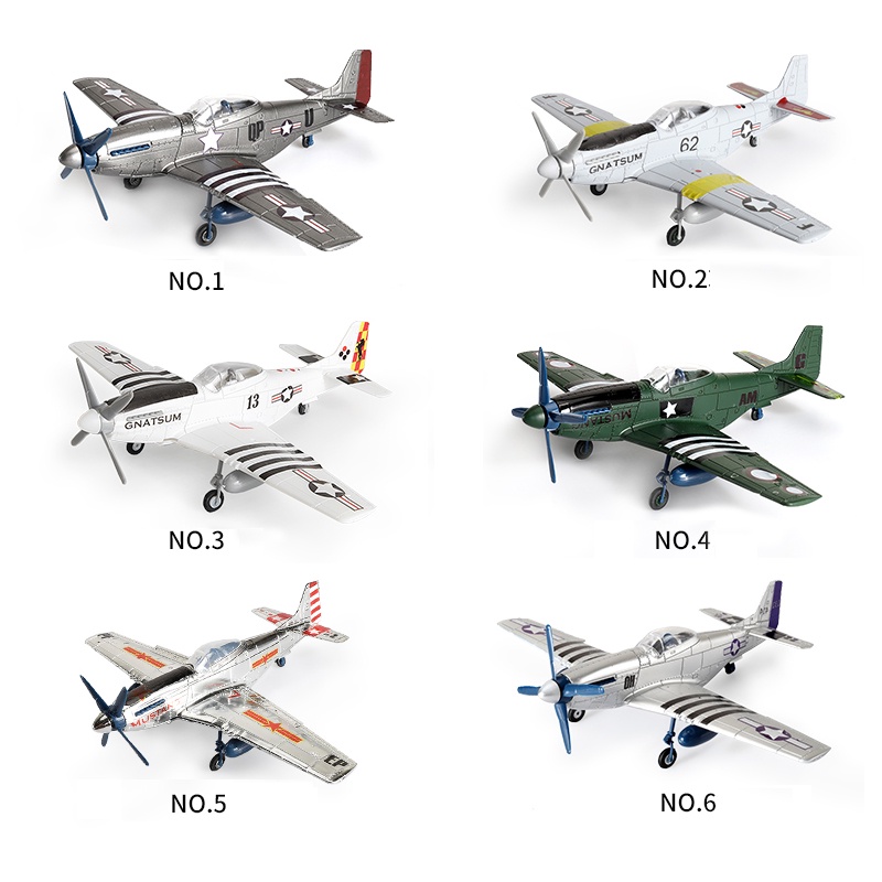 1/48 Mustang P-51 Fighter Modelo 4D Montagem Modelos De Avião