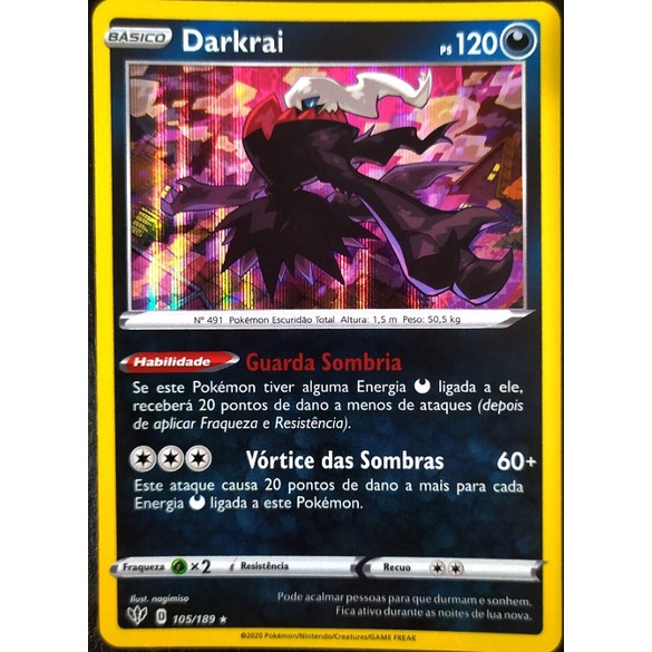 Preços baixos em Cartas colecionáveis individuais ultra raras Darkrai  Pokémon TCG