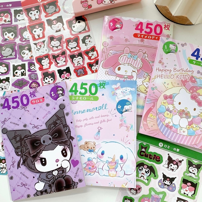 Adesivo Personalizado Kit 4un Notebook Geladeira Hello Kitty