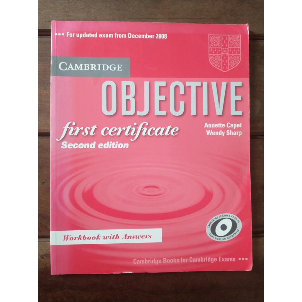 Livro Cambridge - Objective first certificate - Second Edition | Shopee ...