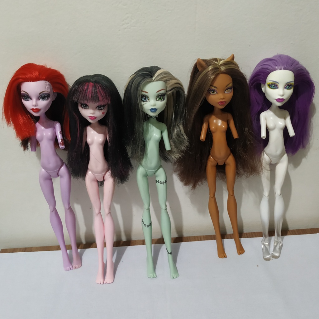 Bonecas Monster High: Draculaura, Clawdeen, Frankie e mais