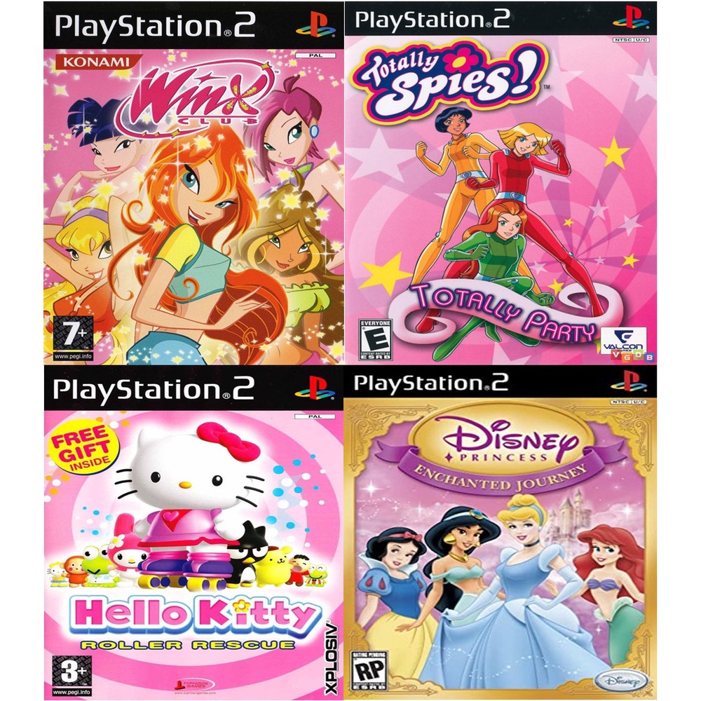 Combo 3 jogos infantil menina PlayStation 2 - ps2