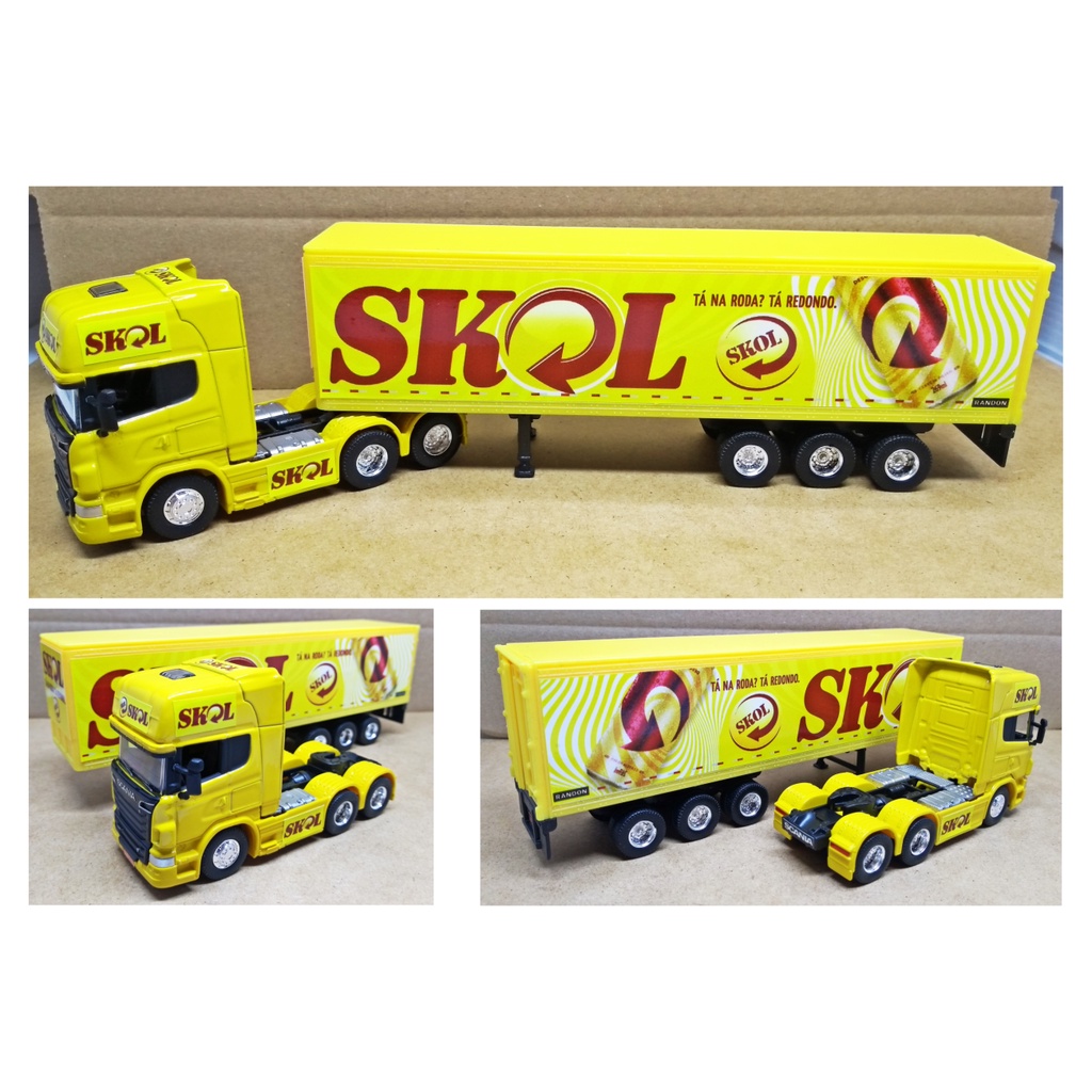 miniatura de caminhão rebaixado de brinquedo # scania em detalhes 