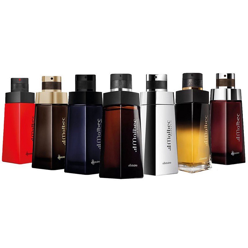 Colônia O Boticário Malbec Masculino 100ml diversas fragrâncias - A sua escolha @