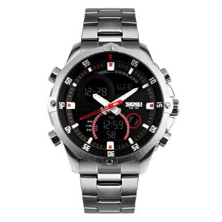 Relógio Multifuncional Oficial SKMEI 1146 Calendar Strip Watch 30M LED À Prova D