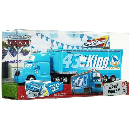 cars mattel king hauler カーズ　マテル　Dinoco Disney Cars Hauler King Dinoco Caminhão Rei Mack Orig Mattel