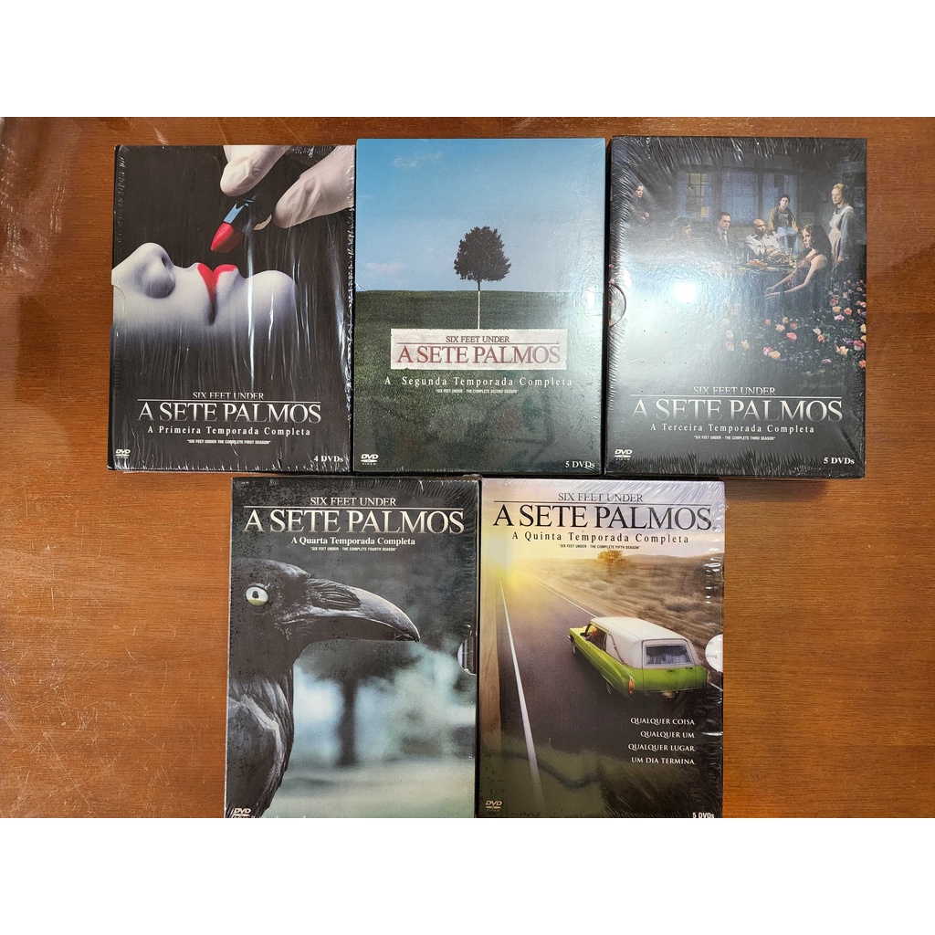 A Sete Palmos - DVD - 1ª, 2ª, 3ª 4ª e 5ª temporadas | Shopee Brasil