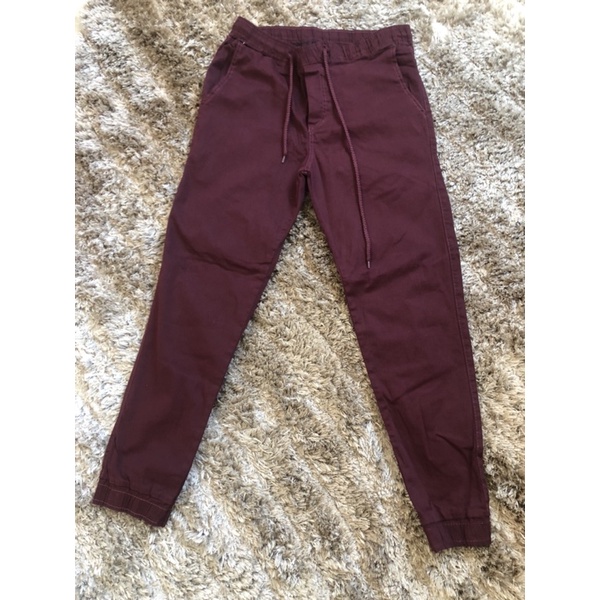 Calça jogger vinho store feminina