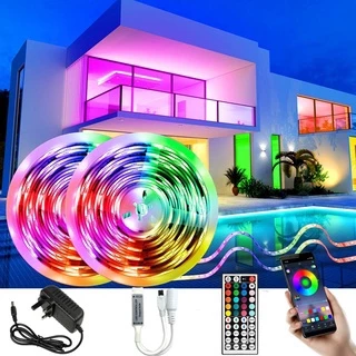 20M 5V Fita LED 5M 10M 15M 20M 2835 SMD 5050 RGB Luzes LED RGB Fita LED Fita LED flexível DC 5V Conjunto -3