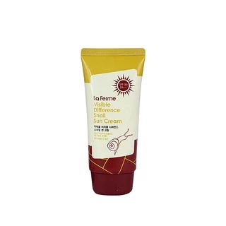 farmstay visible difference snail sun cream 70ml